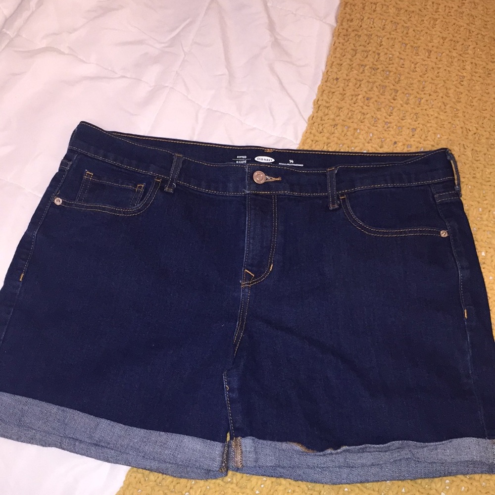 Old Navy Fitted Blue Jean Shorts